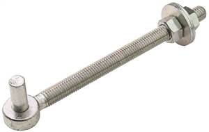 FULL THREADED BOLT HOOK 8IN