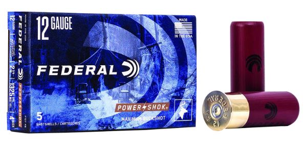 FED POWERSHOK MAGNUM 12GA 4BK