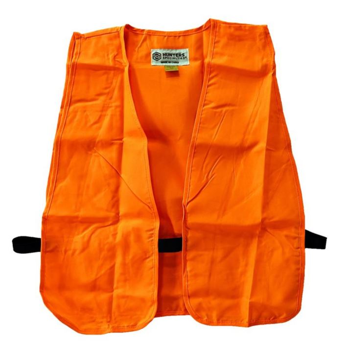 BLAZE ORANGE ADULT SAFETY VEST