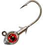 RED TROUT EYE JIGHEADS 1/4OZ 3PK