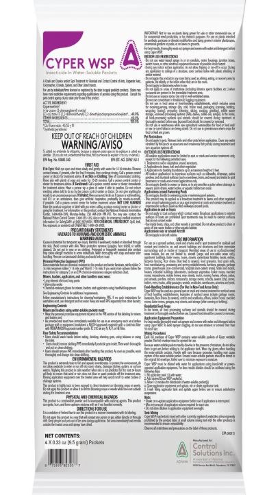 CYPER WSP INSECTICIDE POWDER