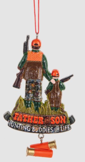 FATHER & SON HUNTING ORNAMENT