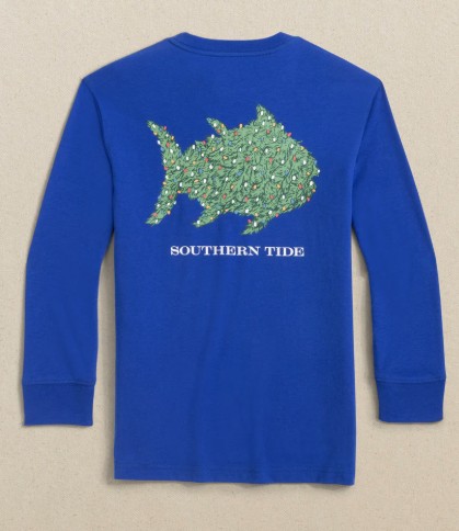 Y LS BLUE LIGHTS TEE