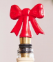 WINE STOPPER RED BOW