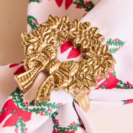 NAPKIN RINGS WREATH