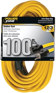 YELLOW EXTENSION CORD 100FT