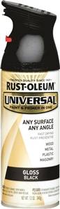 UNIVERSAL BLACK SPRAY PAINT 12OZ
