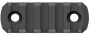 MAGPUL 5-SLOT BLACK POLYMER RAIL 