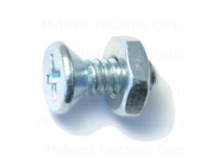 ZINC PHILLIPS MACHINE W/NUTS 10-24X1/2