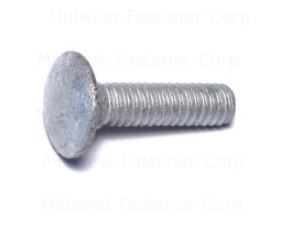 GALVANIZED CARRIAGE BOLT 1/4-20X1