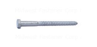 GALVANIZED HEX LAG SCREWS 1/4X3-1/2