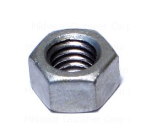 GALVANIZED COARSE HEX NUTS 3/8-16