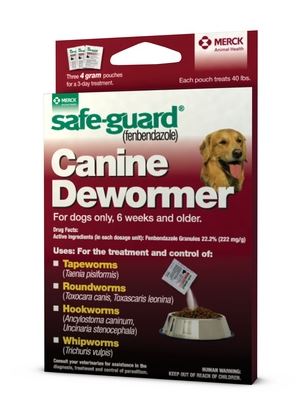 SAFEGUARD CANINE DEWORMER 40LB