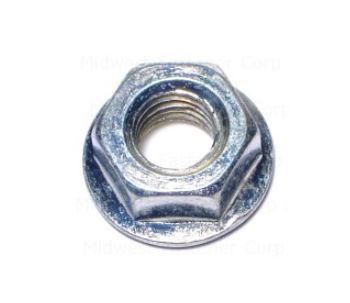 ZINC COARSE FLANGE NUT 8MM-1.25