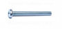 ZINC PHILLIPS MACHINE SCREW 6MM-1.00X60MM