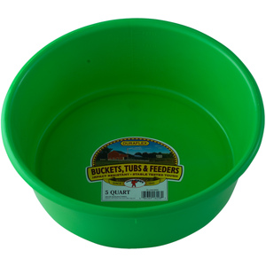 LIME GREEN PLASTIC PAN 5QT