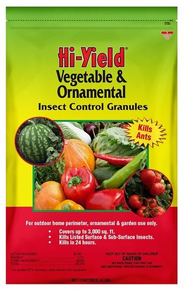 HI-YIELD VEGETABLE & ORNAMENTAL INSECT CONTROL GRANULES 4LB