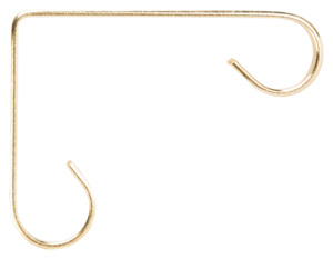 BRASS PLANTER BRACKET 4-1/4IN