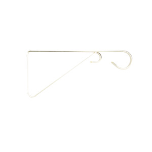 BRASS HANGING PLANT BRACKET 9-5/8"