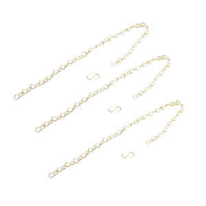 BRASS PLANTER CHAINS 18IN 3PK