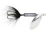 BLACK SILVER ROOSTER TAIL 1/8OZ
