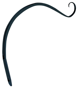 BLACK HANGING PLANT HOOK 9"