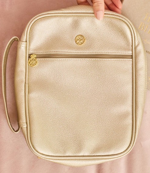 BIBLE COVER CHAMPAGNE