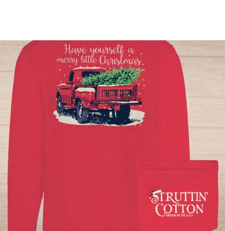 RED XMAS SLEIGH TEE