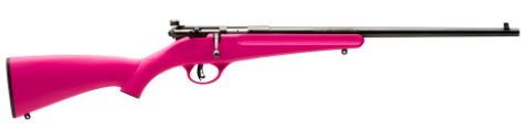 SAVAGE RASCAL PINK YOUTH 22LR 1RD