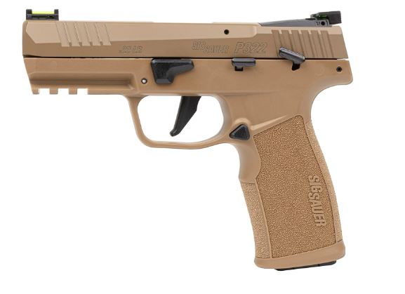 SIG SAUER P322 COYOTE 22LR 20+1 ROUNDS