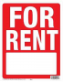 FOR RENT YARD SIGN W/FRAME