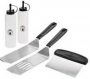 STEEL BBQ GRIDDLE TOOL KIT