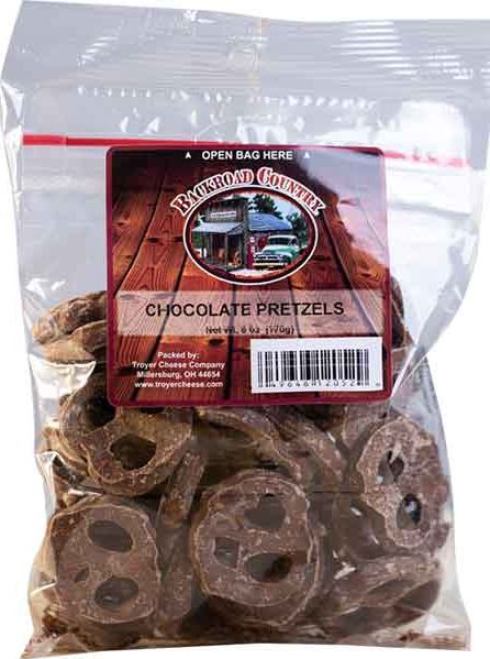 MILK CHOCOLATE PRETZELS 6 OZ