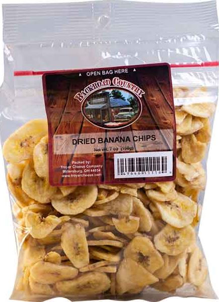DRIED BANANA CHIPS SNACKS 7 OZ