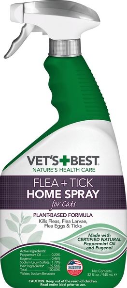 CAT FLEA & TICK HOME SPRAY 32OZ