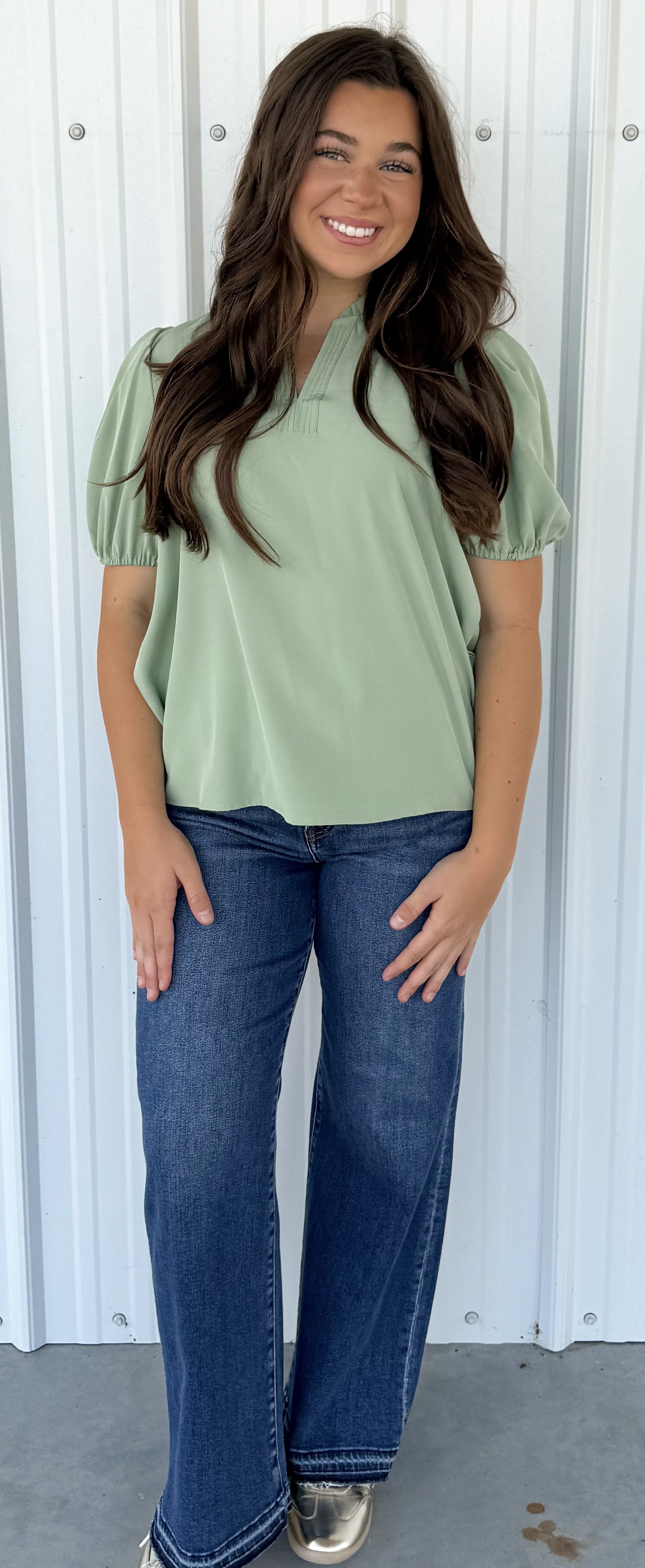LAINEY BASIL TOP