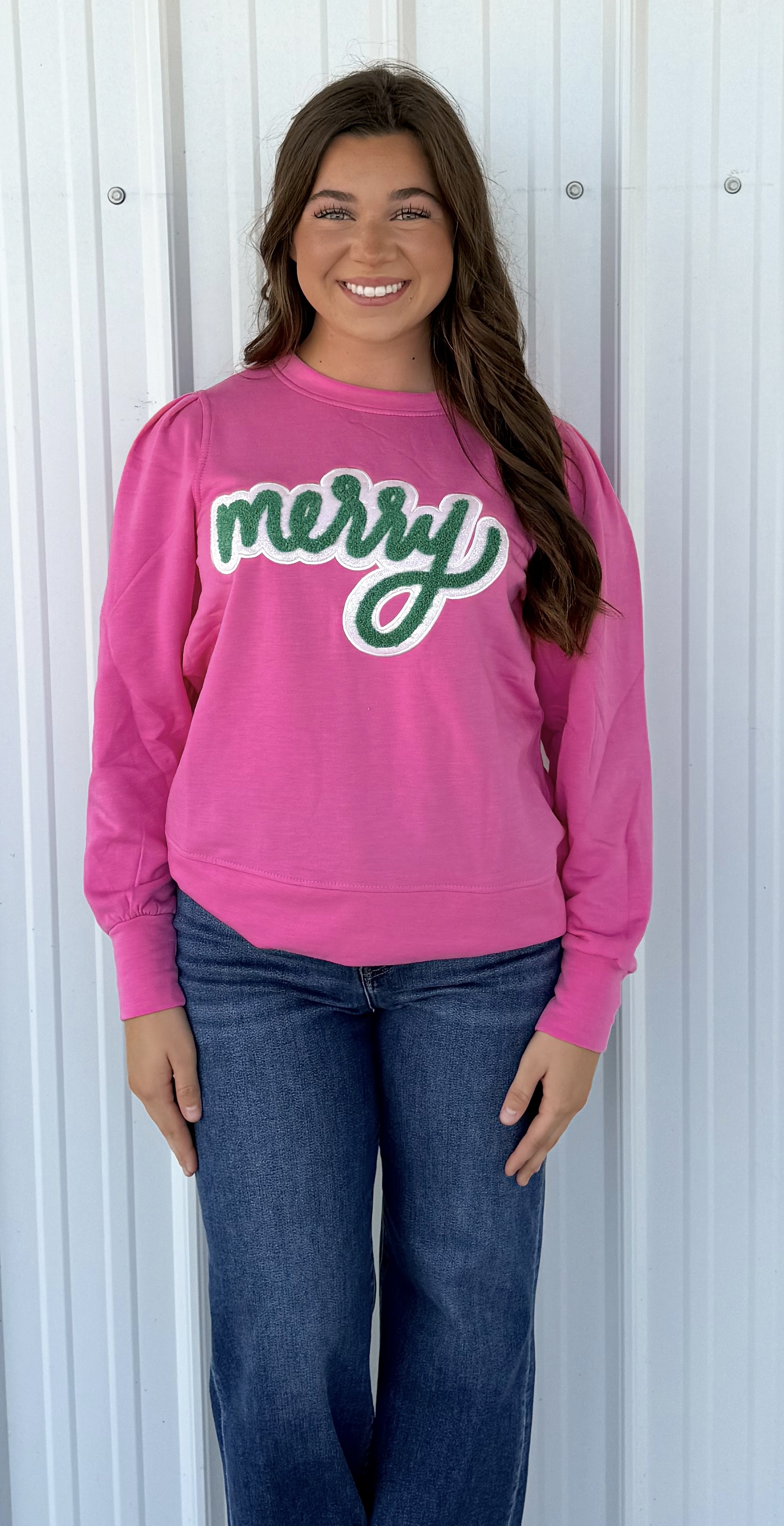KELLY MERRY PINK SWEATER