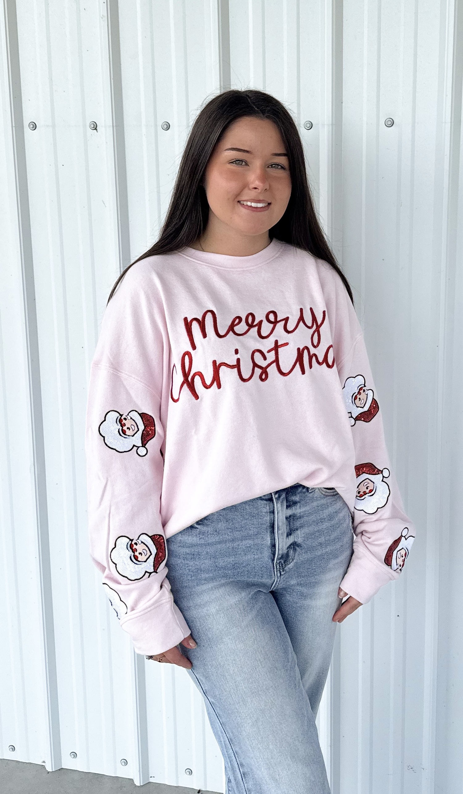 PINK MERRY XMAS SWEATER