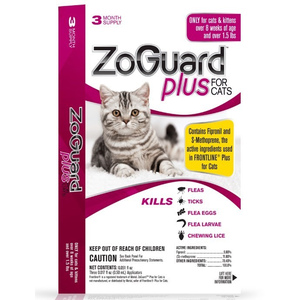 ZOGUARD PLUS FOR CATS - 3 PACK