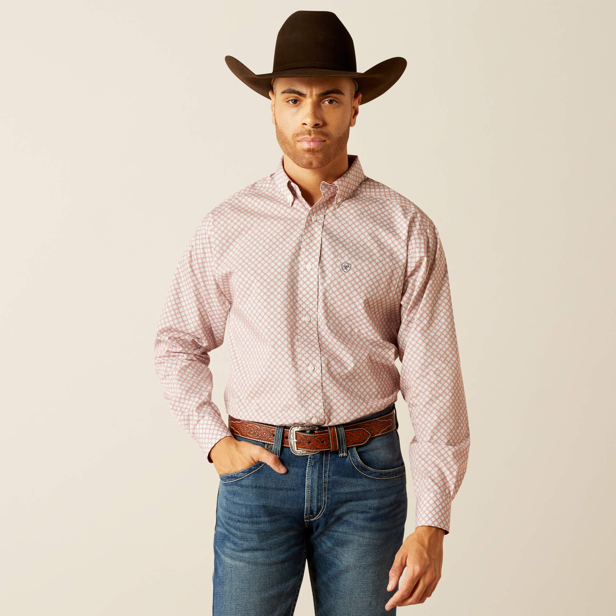 LIGHT BLUE LARSON CLASSIC SHIRT