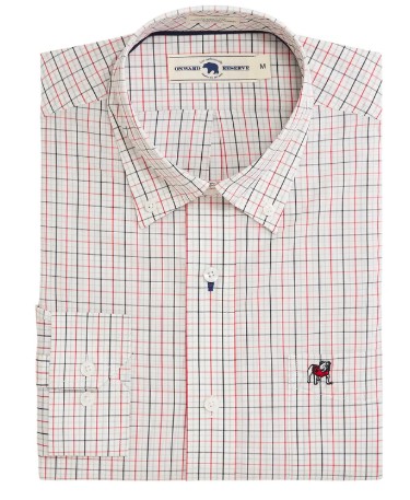 STANDING DOG BUTTON DOWN