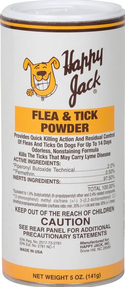 HAPPY JACK FLEA & TICK POWDER
