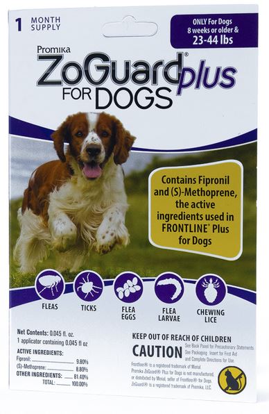 ZOGUARD PLUS FOR DOGS 23-44LBS