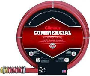 RED COMMERCIAL GARDEN HOSE 75'