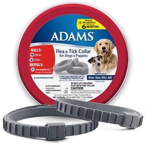 DELTA RED TIN FLEA & TICK COLLAR