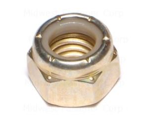 YELLOW GR8 INSERT LOCK NUT 7/16-14