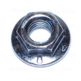 ZINC COARSE FLANGE NUT 5MM-0.80