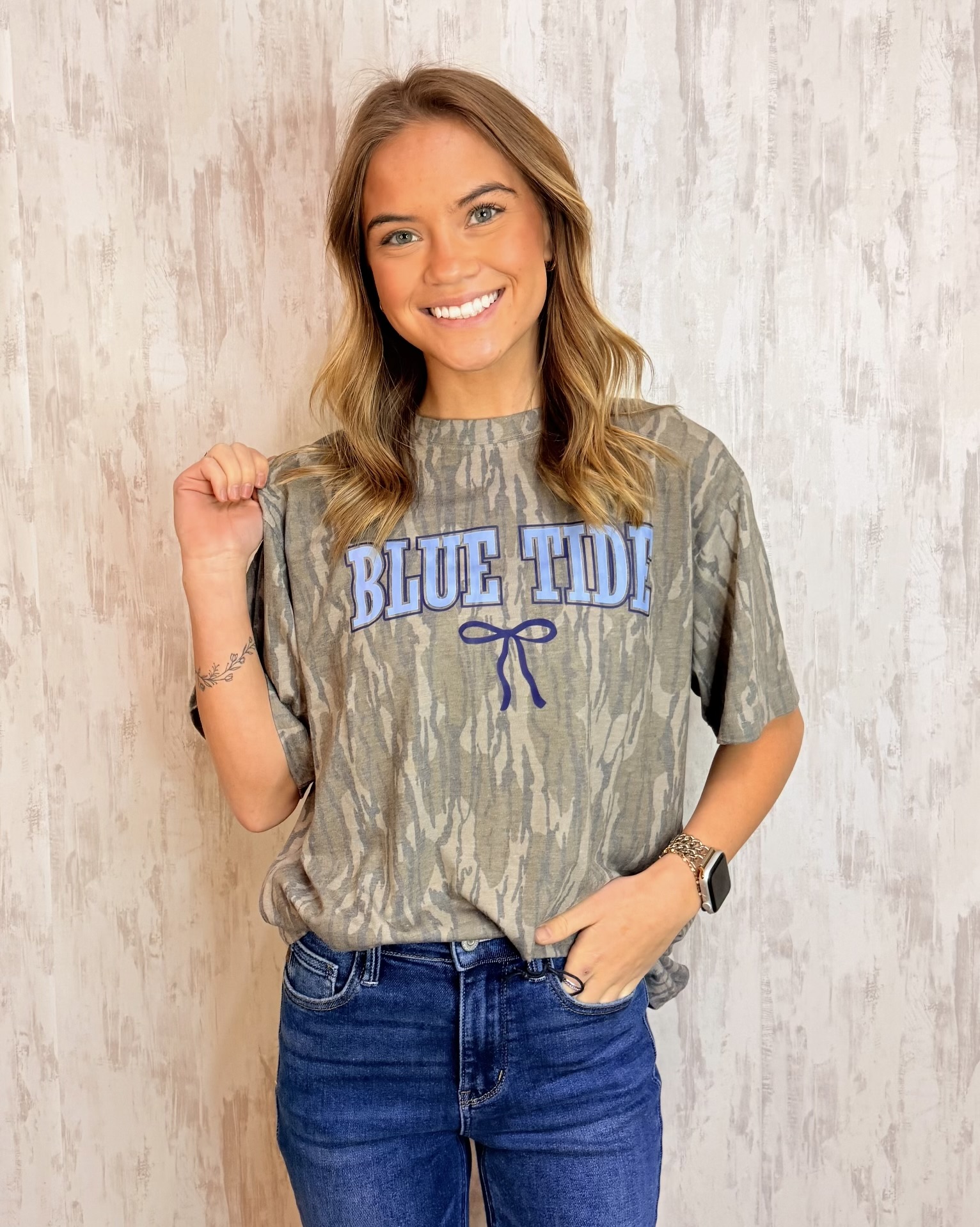 MOSSY OAK BLUE TIDE TEE