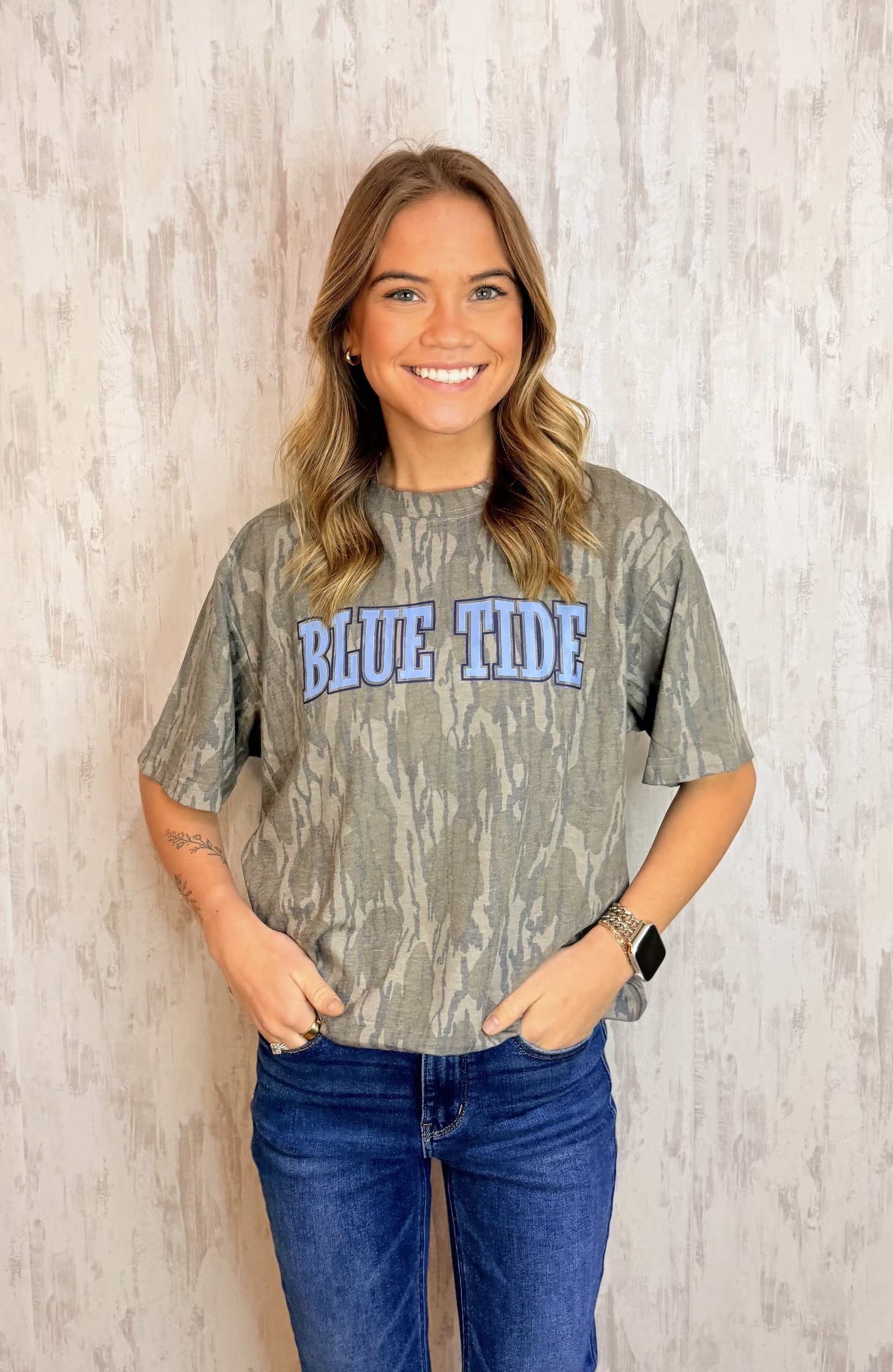MOSSY OAK BLUE TIDE TEE