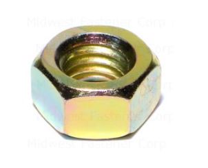 YELLOW GR8 COARSE HEX NUT 7/16-14